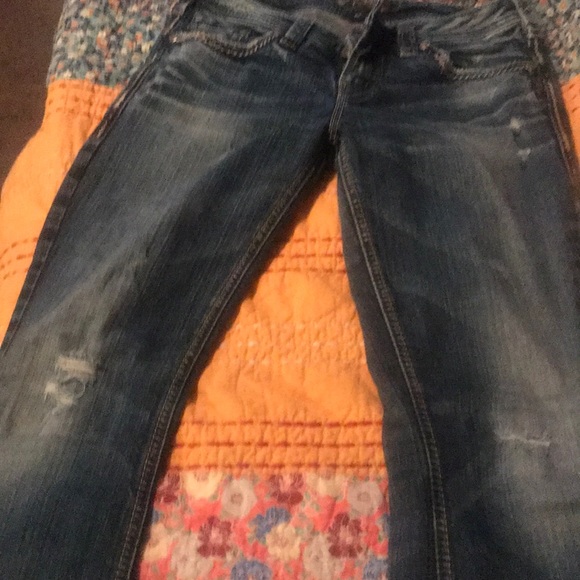 Silver Aiko jeans 29/L33 - Picture 4 of 5